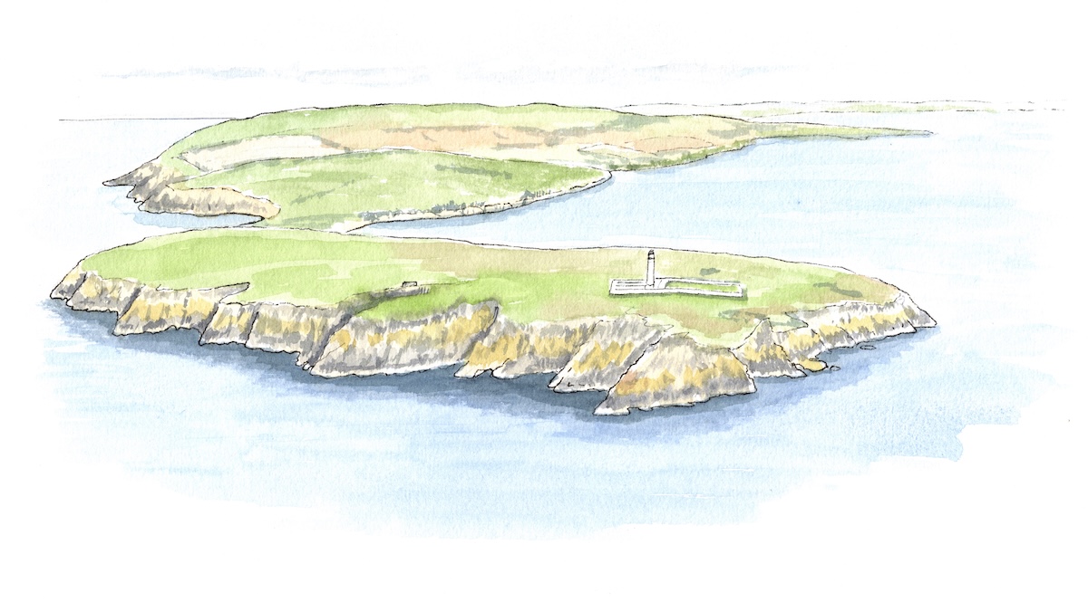 Illustration of the Mull of Galloway